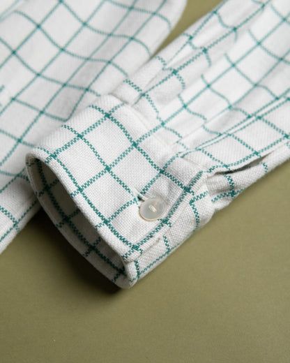 Italian Collar Plaid Pullover Shirt
