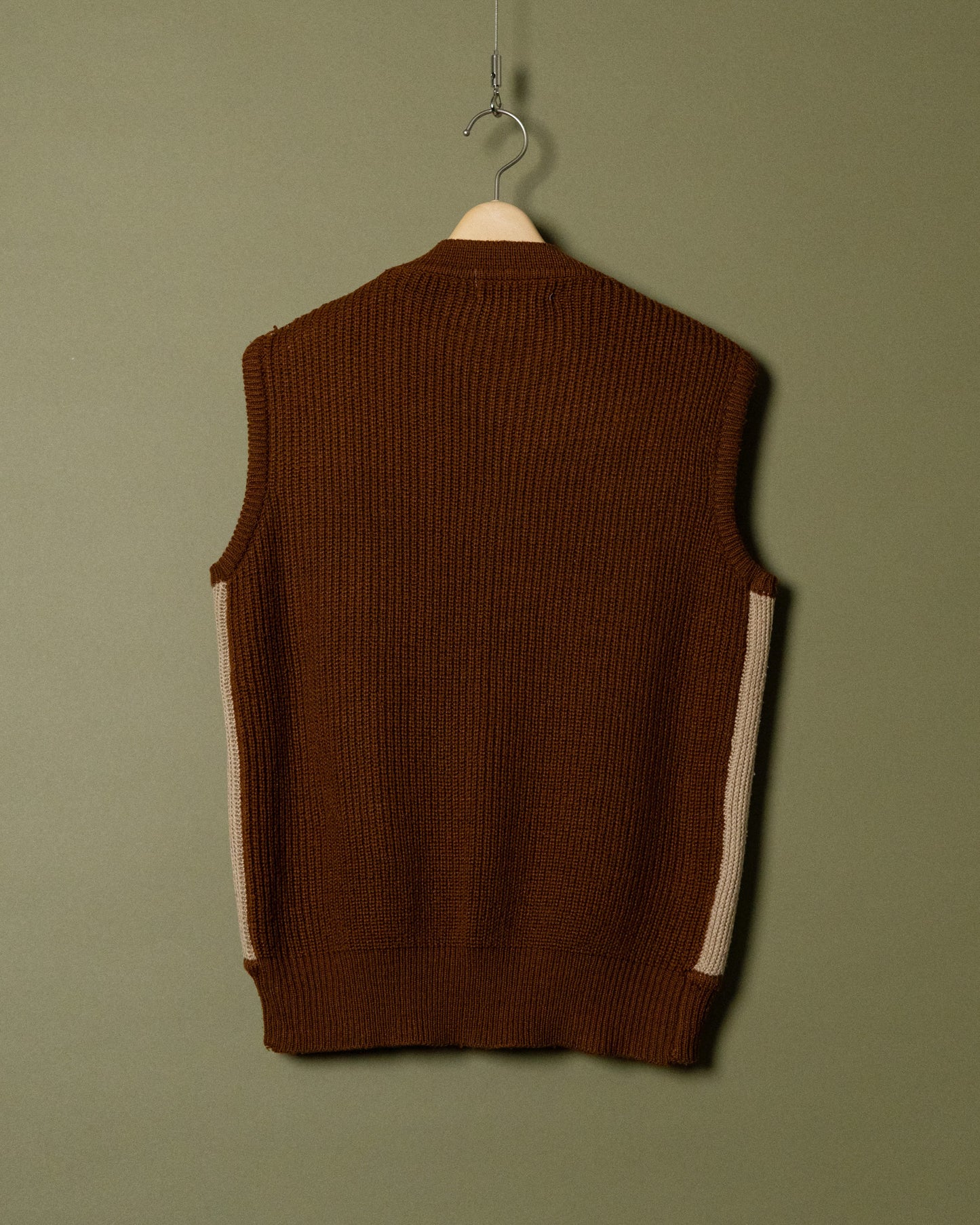 70s Chevron Knit Vest