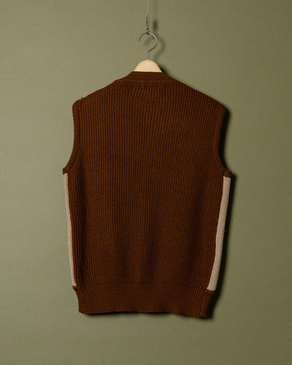 70s Chevron Knit Vest
