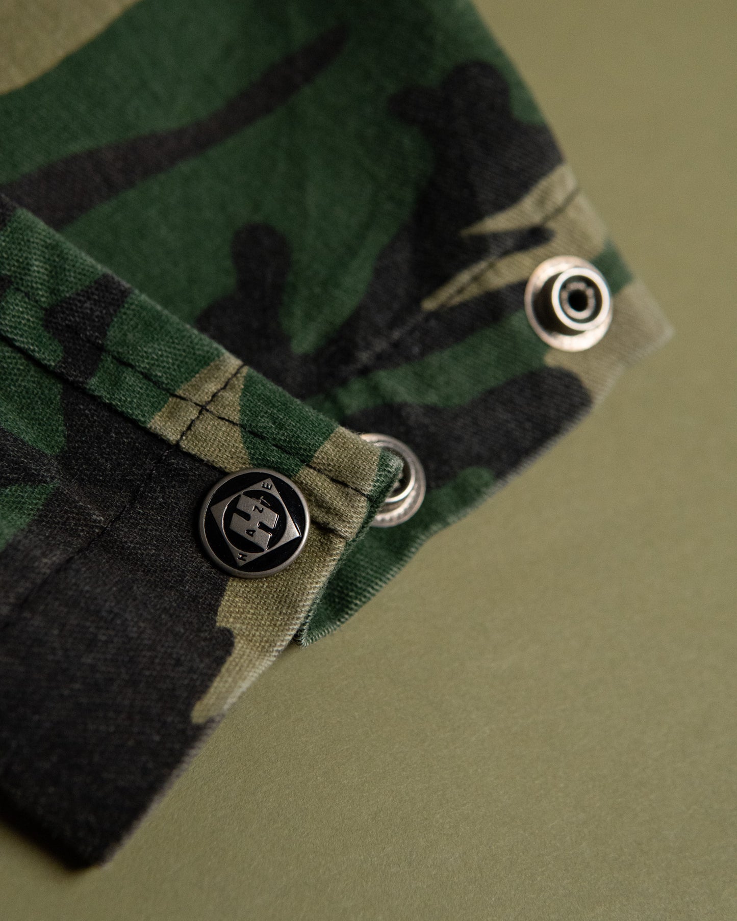 "HAZE" Camo Zip-Up Jacket