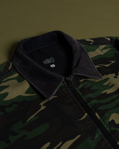 "HAZE" Camo Zip-Up Jacket