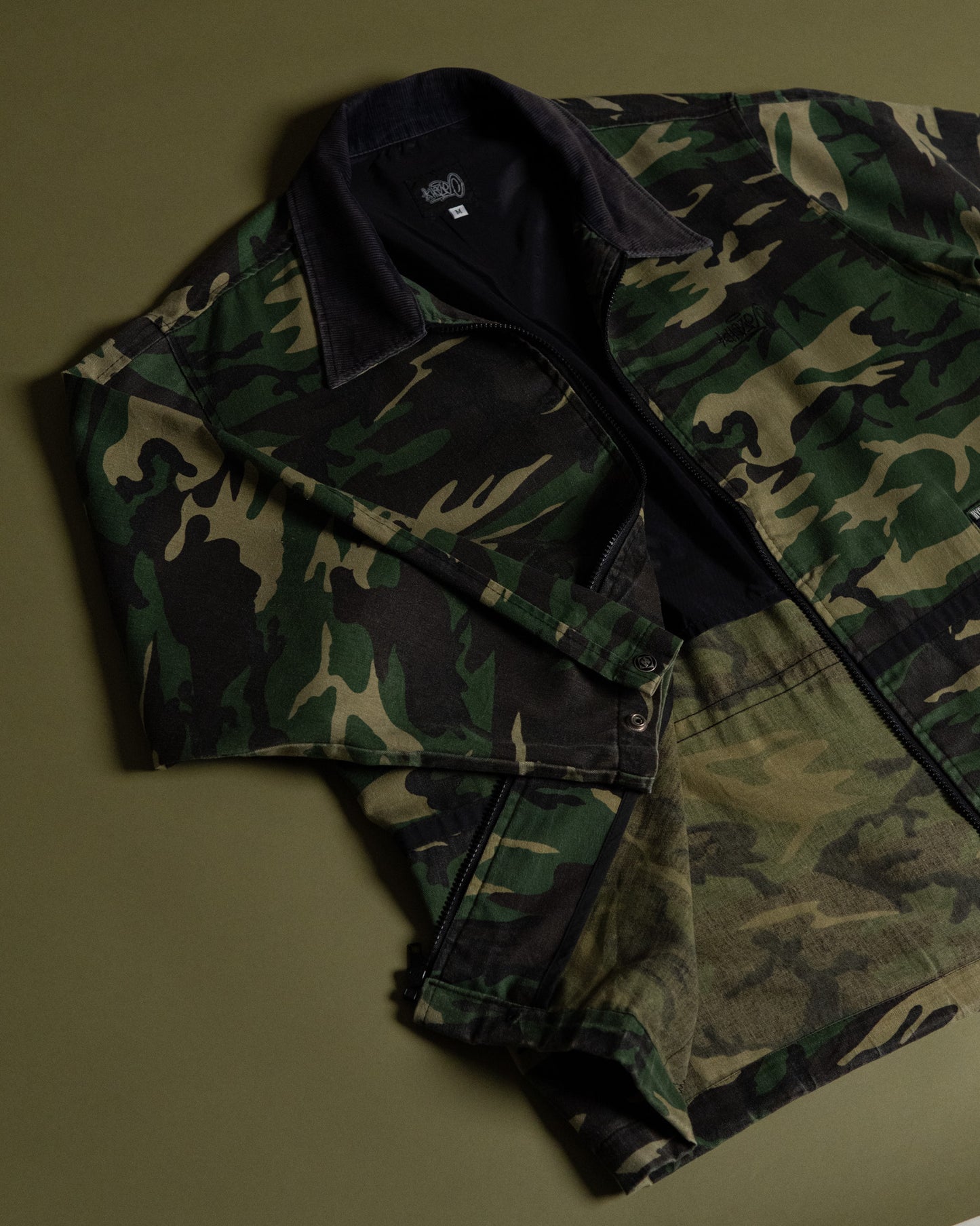 "HAZE" Camo Zip-Up Jacket