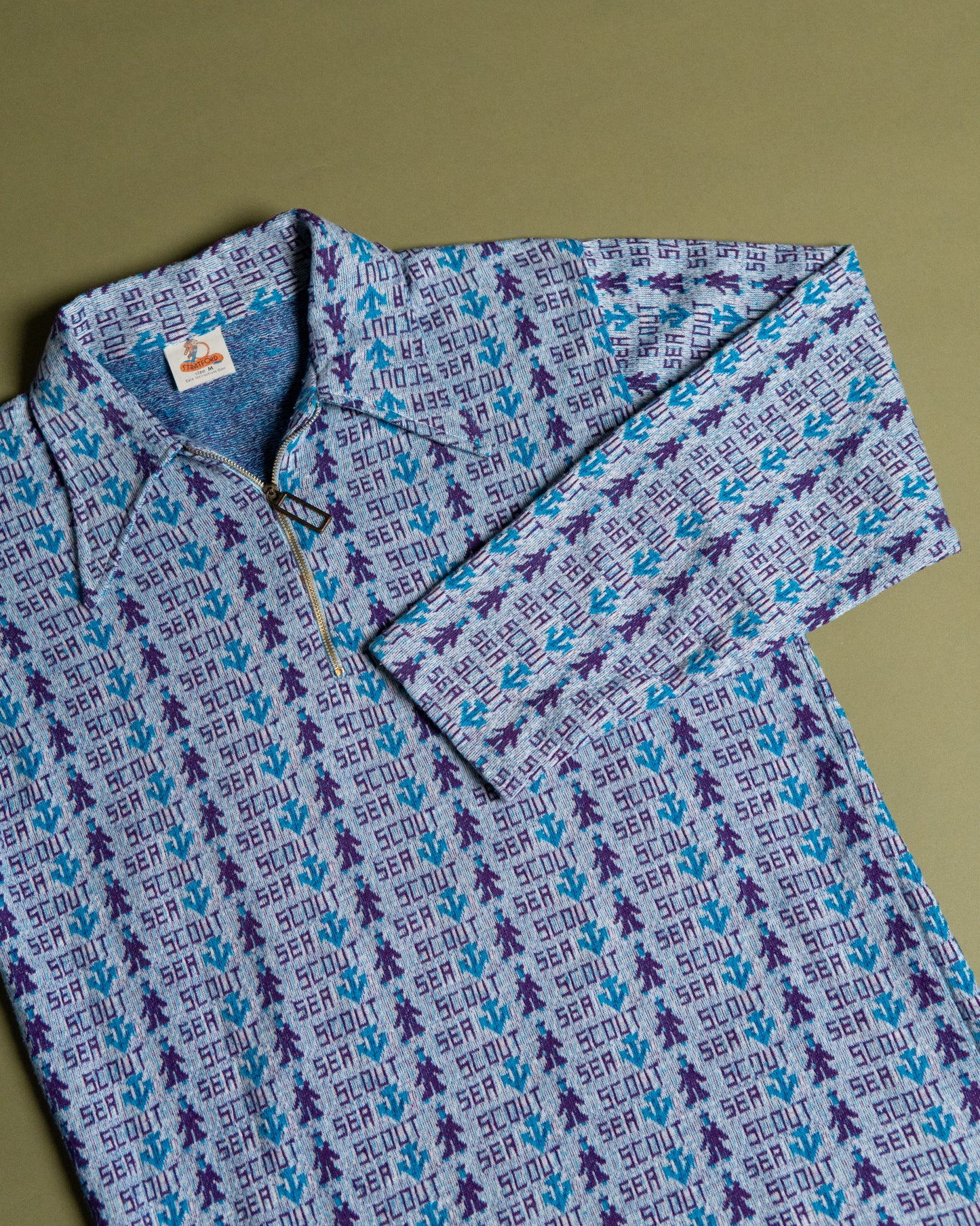 "STRATFORD" Jacquard Jersey Pullover Shirt