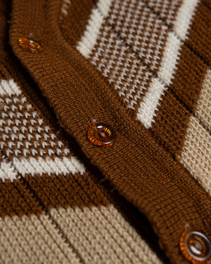 70s Chevron Knit Vest