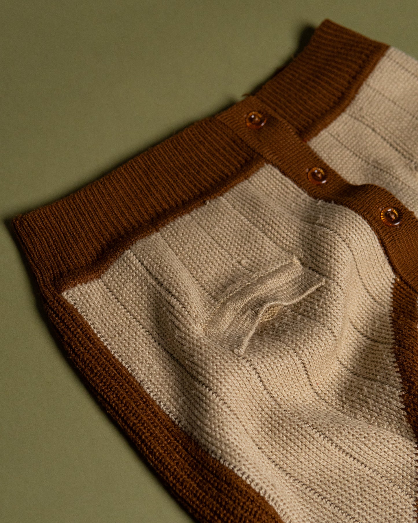 70s Chevron Knit Vest