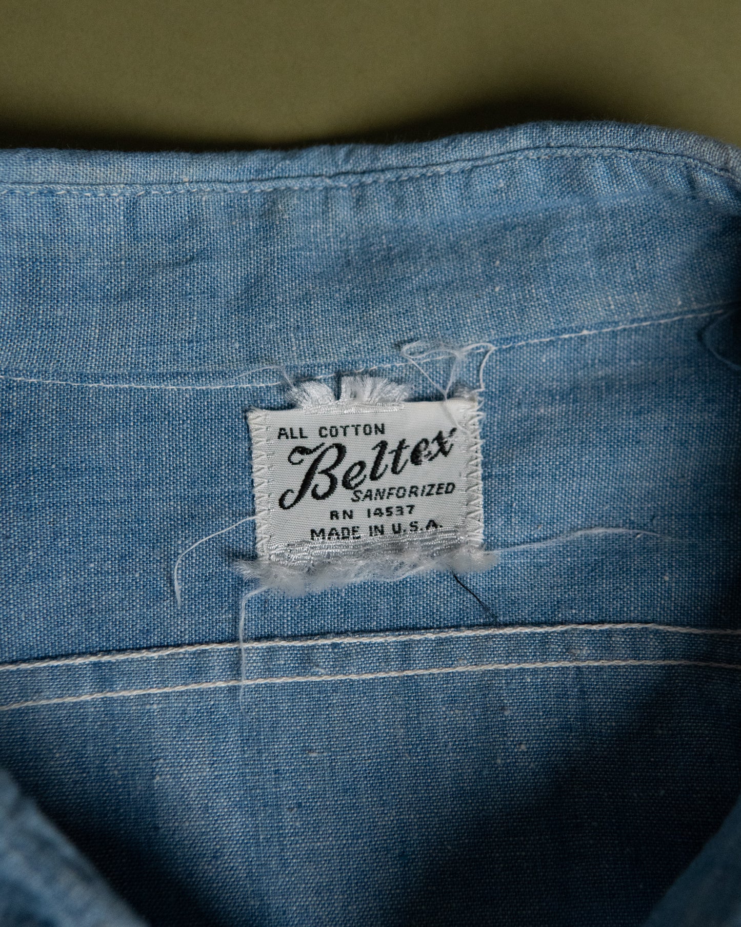 60s Faded Chambray Shirt