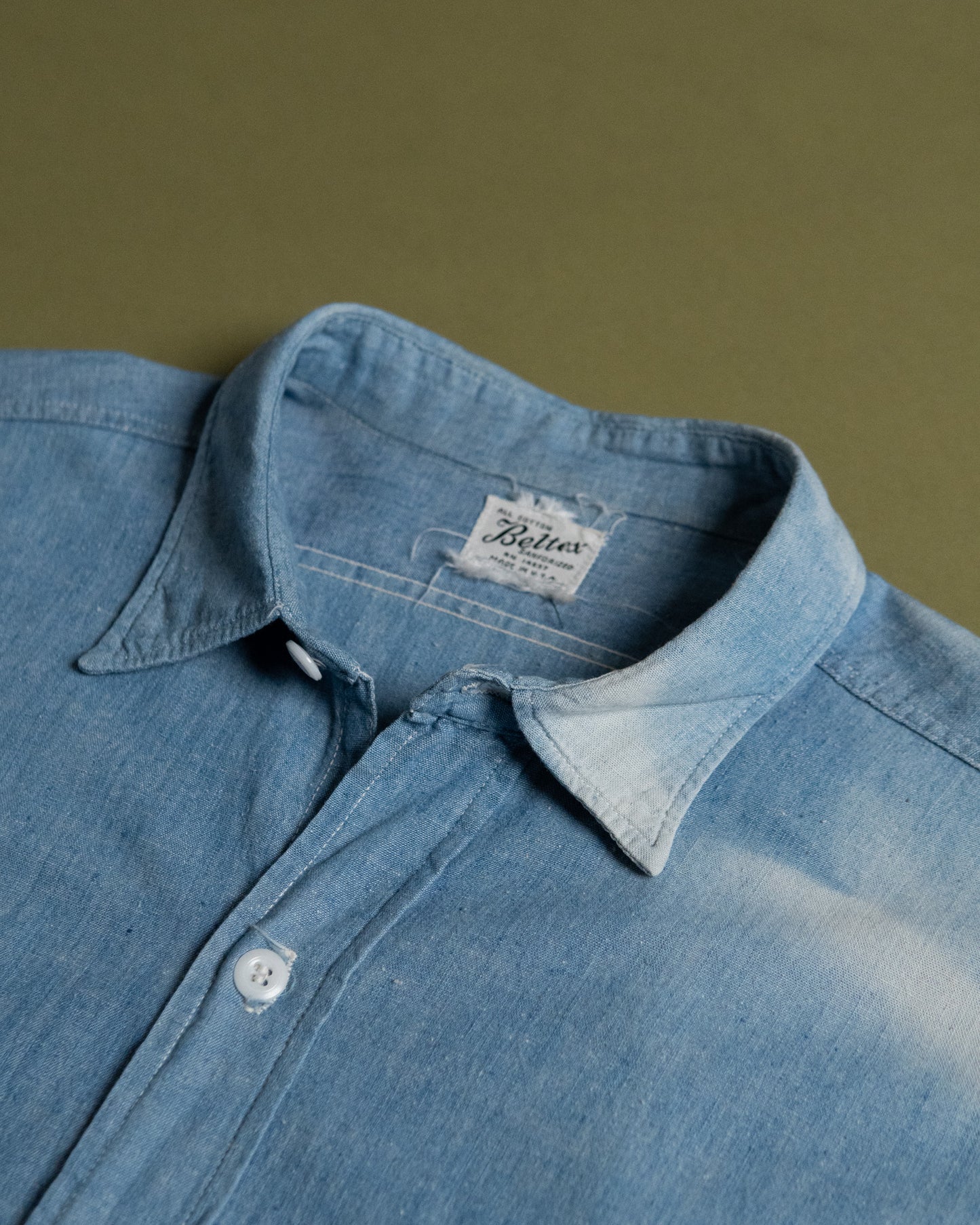 60s Faded Chambray Shirt