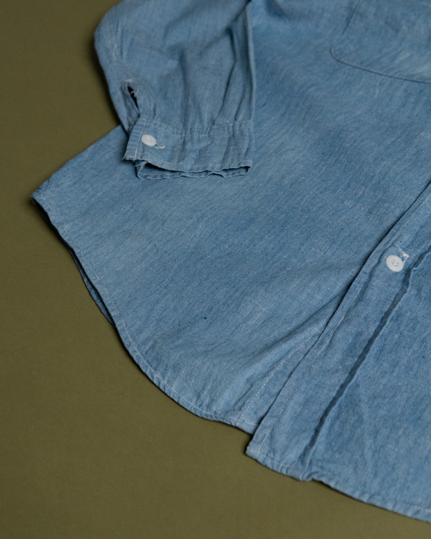 60s Faded Chambray Shirt