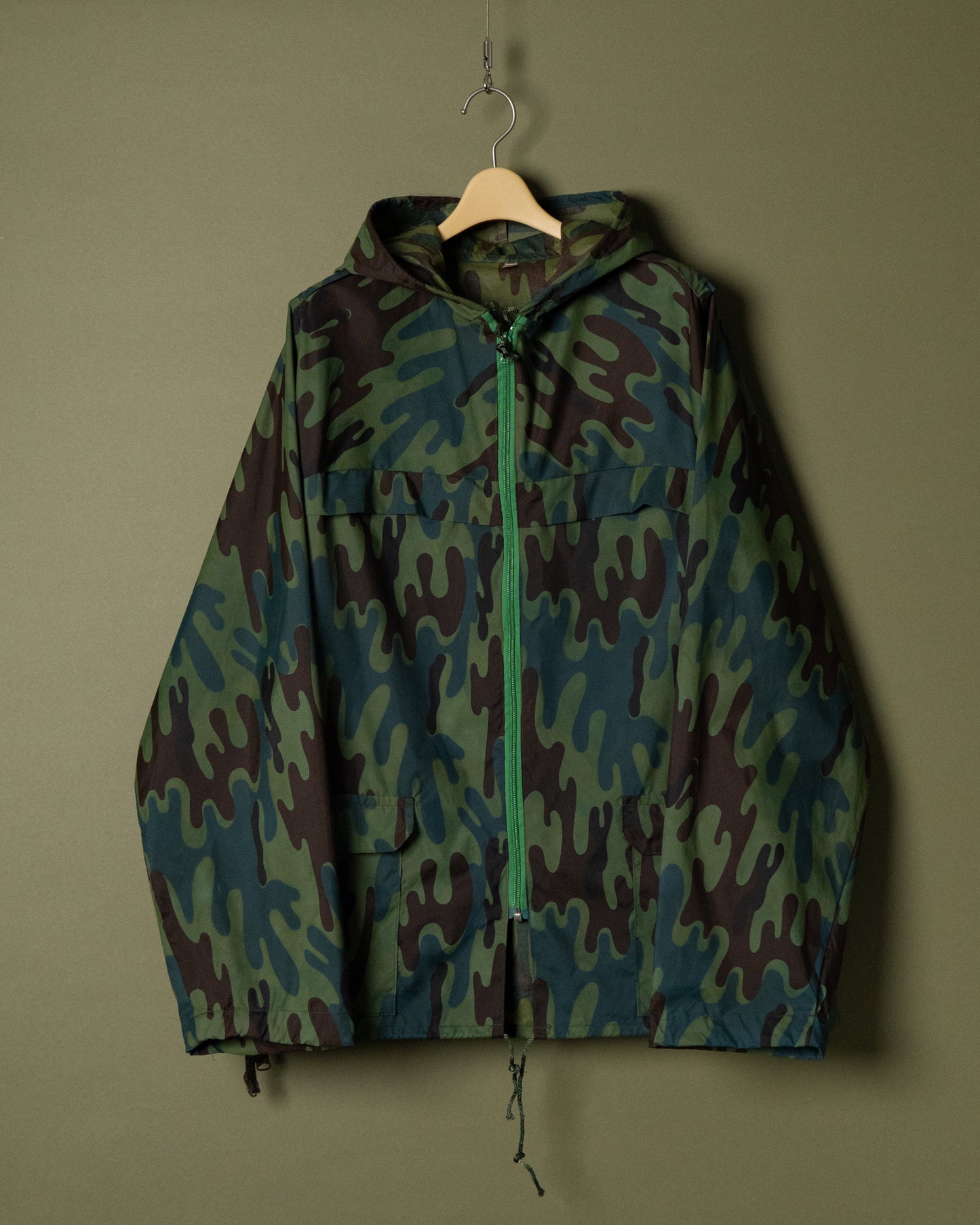 Military Camo Rain Jacket