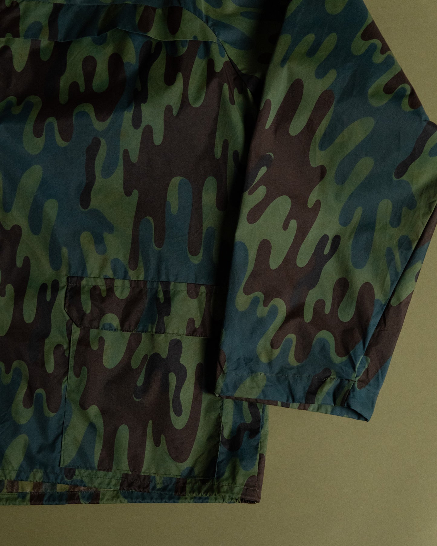 Military Camo Rain Jacket