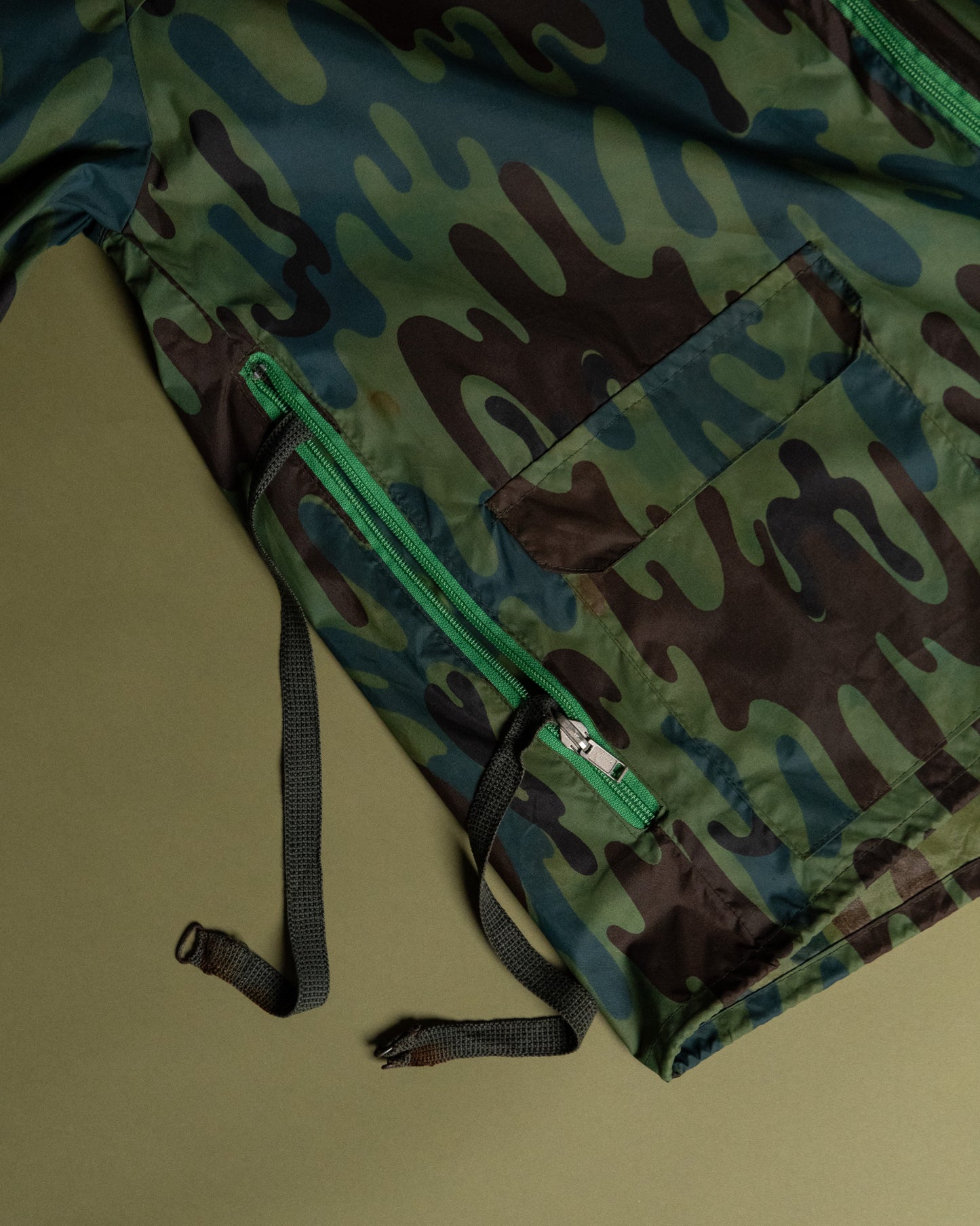 Military Camo Rain Jacket