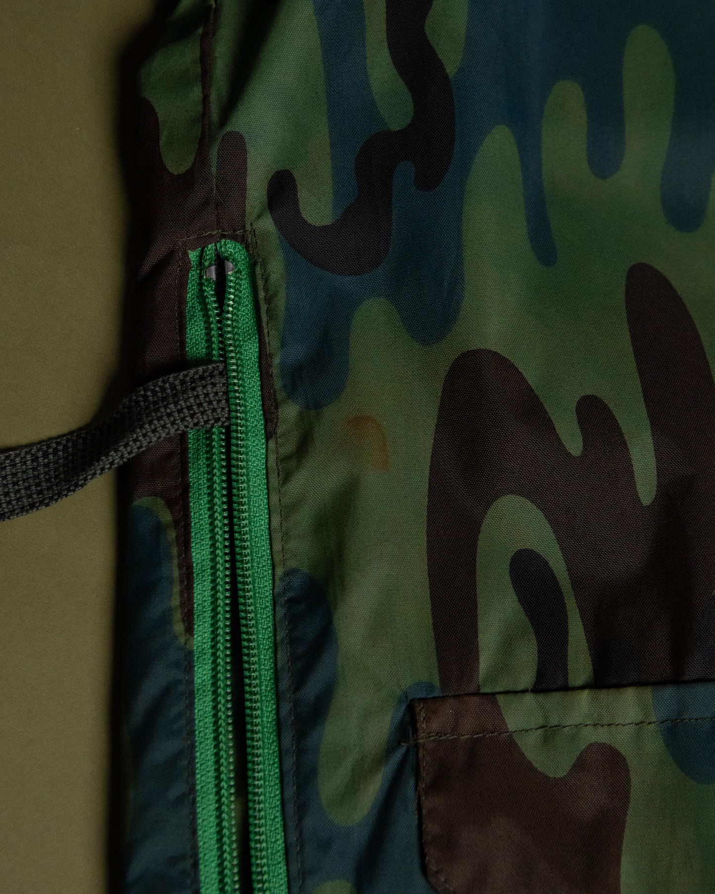 Military Camo Rain Jacket