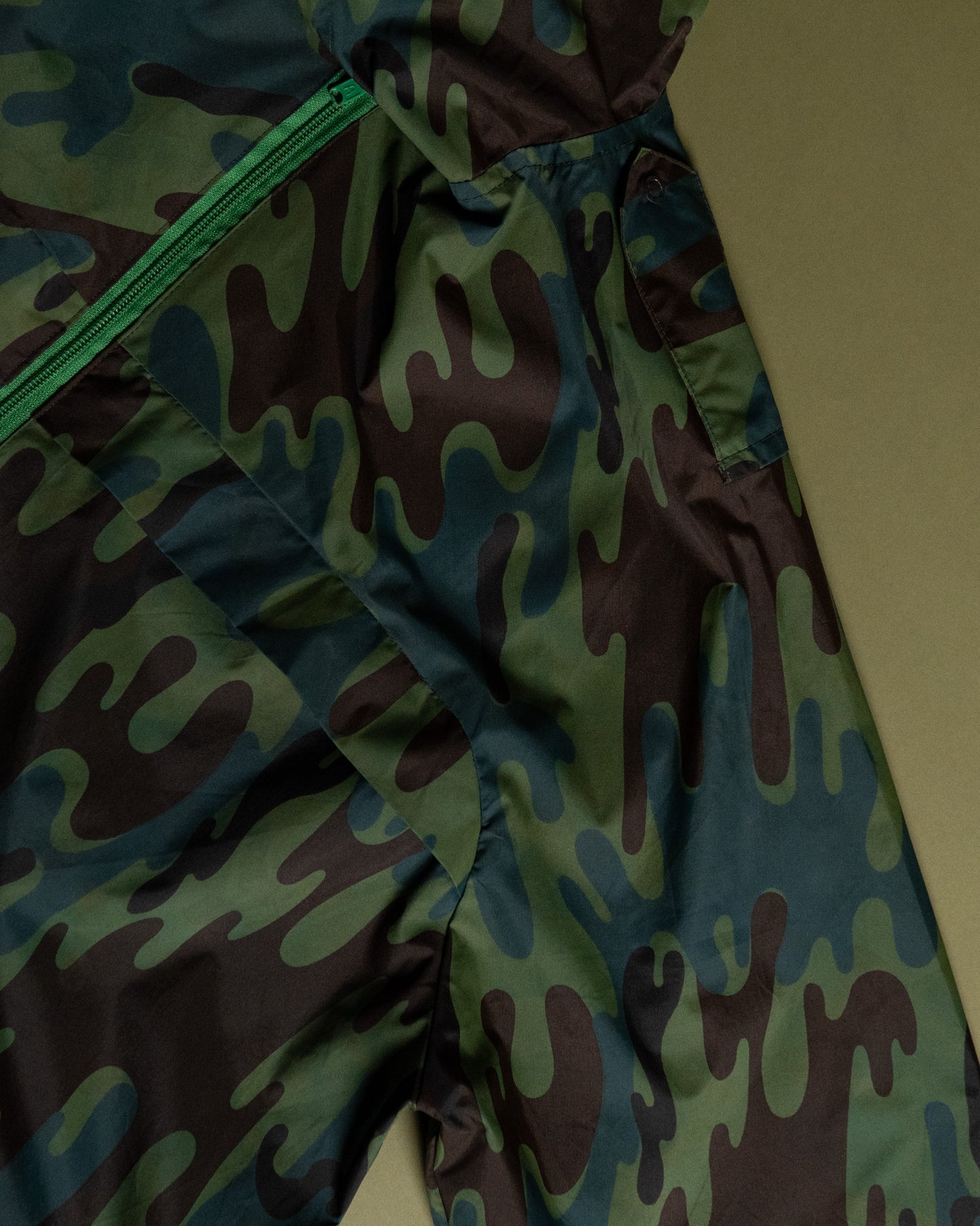 Military Camo Rain Jacket