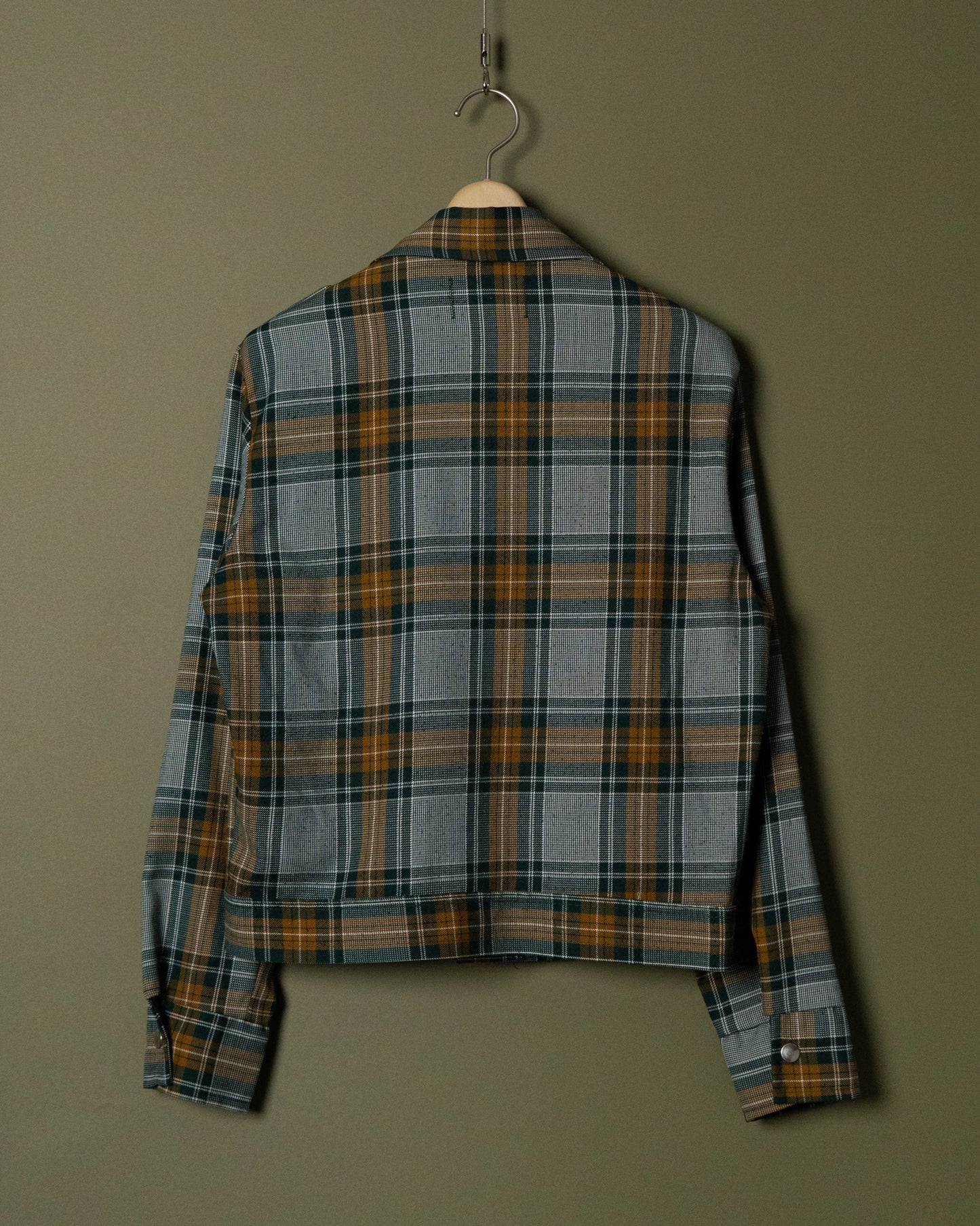 "FARAH" Plaid Short Jacket