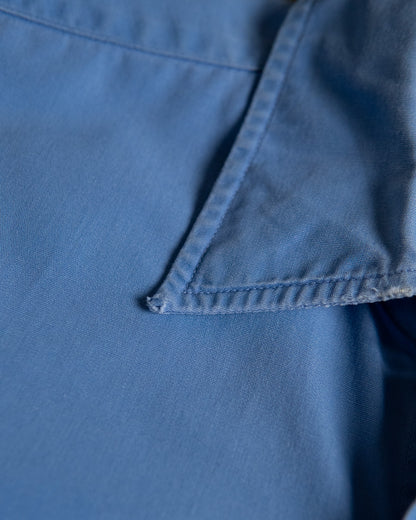 "Sears" Blue Poplin Work Shirt