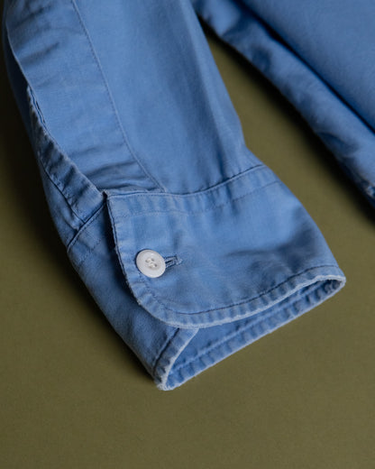 "Sears" Blue Poplin Work Shirt