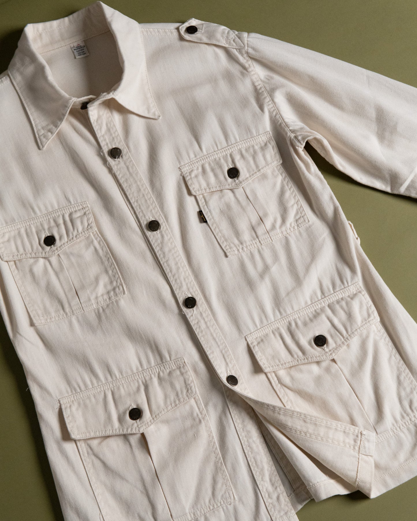 Ivory Twill Bush Jacket