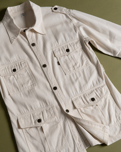 Ivory Twill Bush Jacket