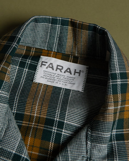"FARAH" Plaid Short Jacket