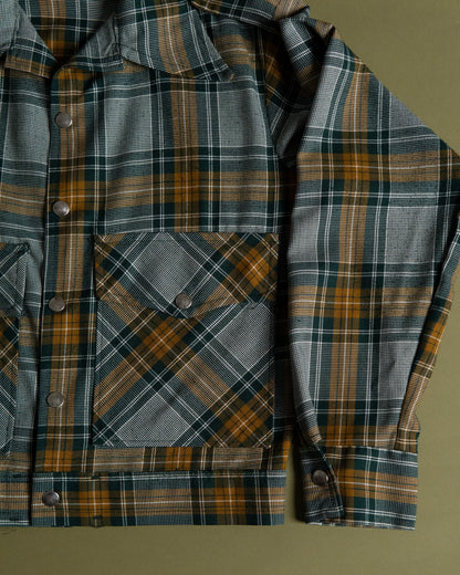 "FARAH" Plaid Short Jacket