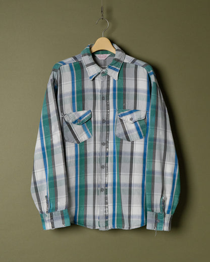 Damaged Flannel Work Shirt