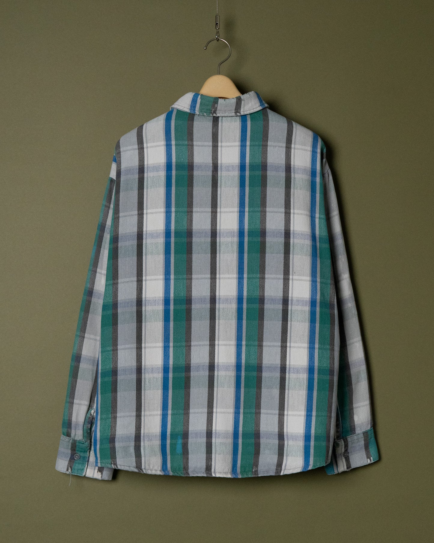 Damaged Flannel Work Shirt