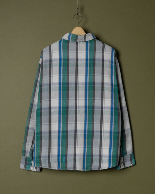 Damaged Flannel Work Shirt