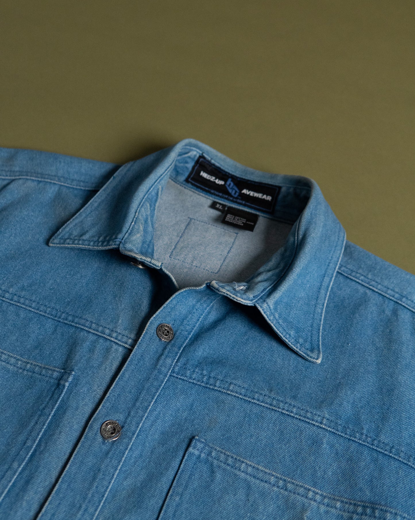 "HEADZ-UP AVEWEAR" Denim Shirt