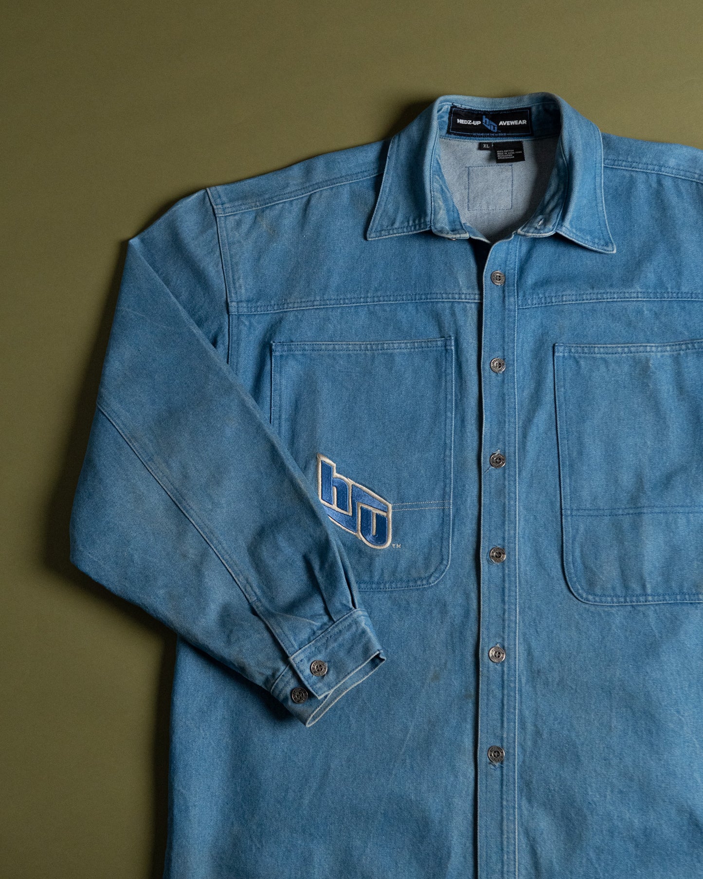 "HEADZ-UP AVEWEAR" Denim Shirt