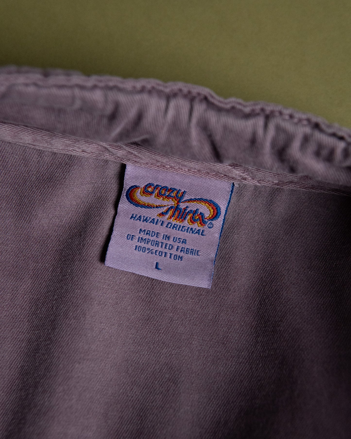 Wine Dyed Pullover Shirt