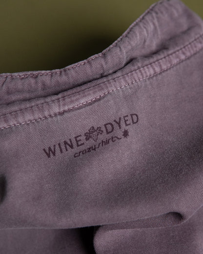 Wine Dyed Pullover Shirt