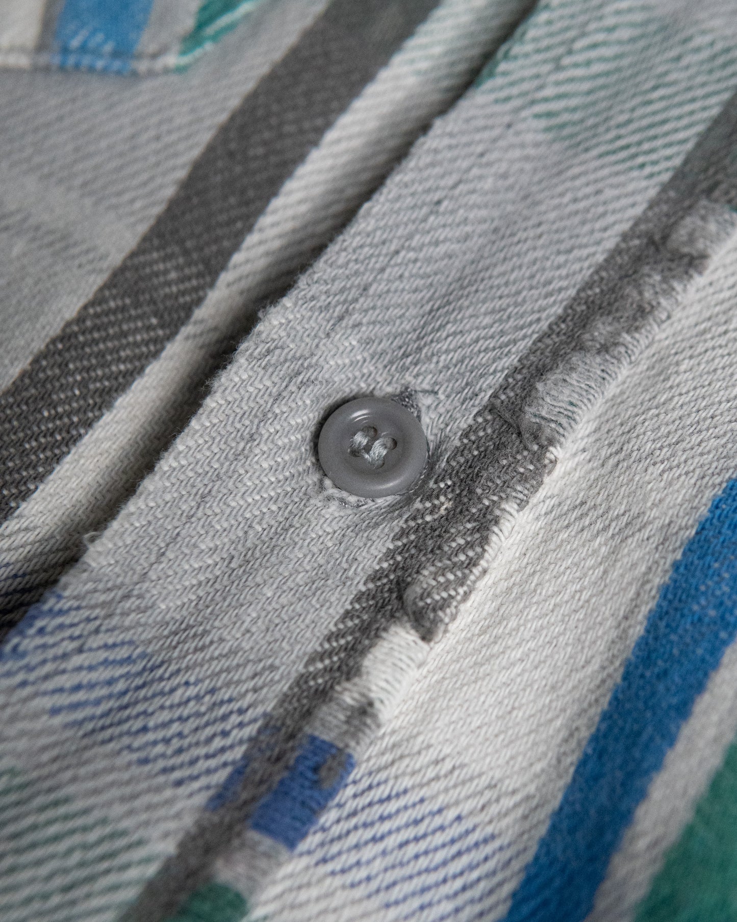 Damaged Flannel Work Shirt