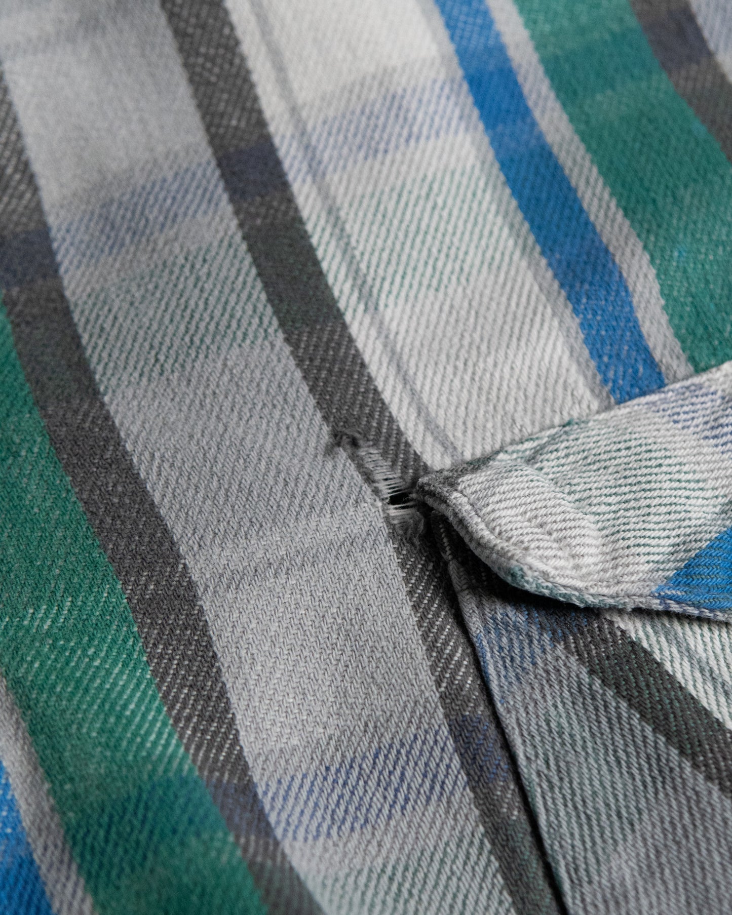 Damaged Flannel Work Shirt