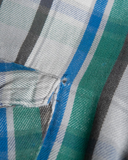 Damaged Flannel Work Shirt