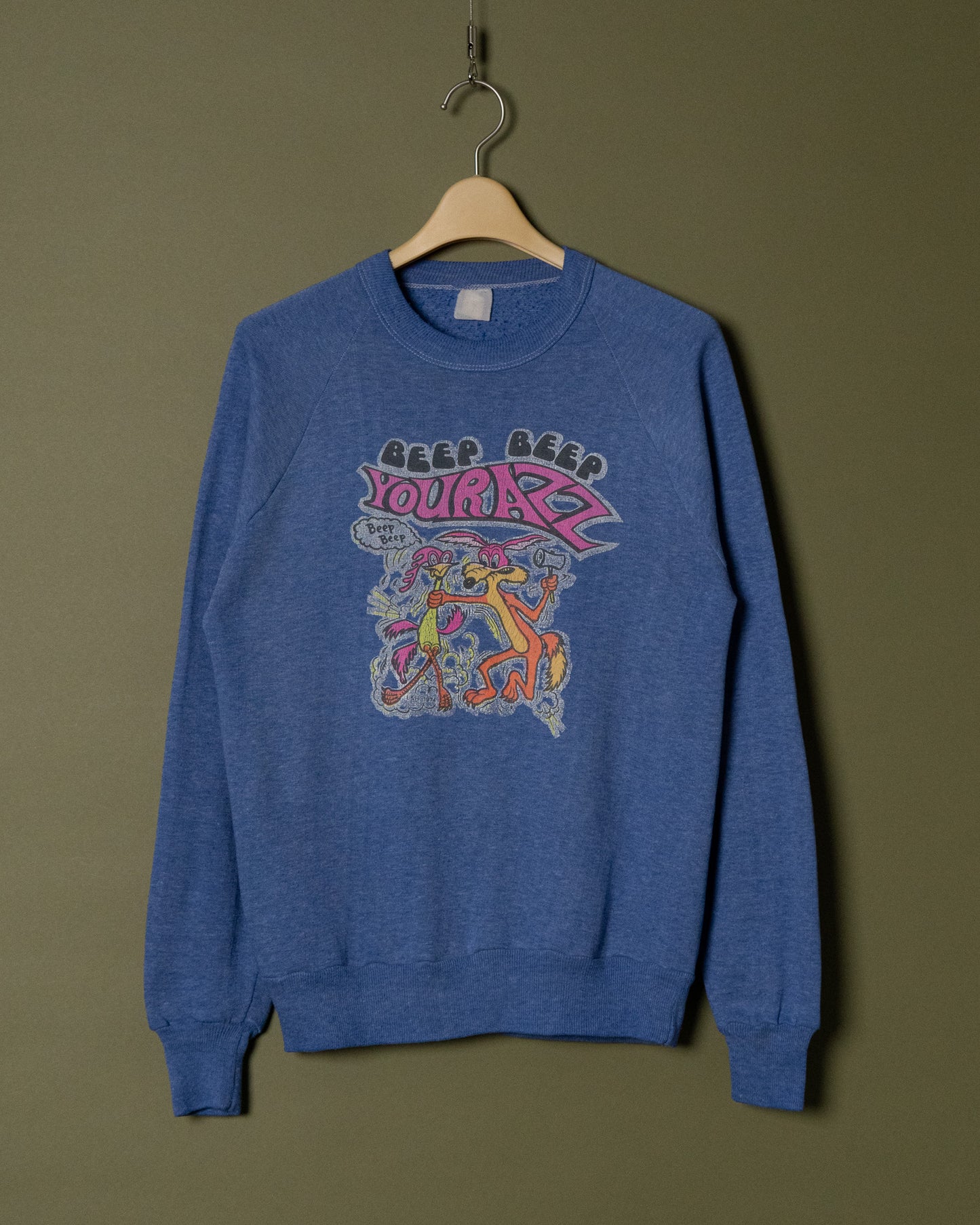 "BEEP BEEP TOURAZZ" Cartoon Sweatshirt