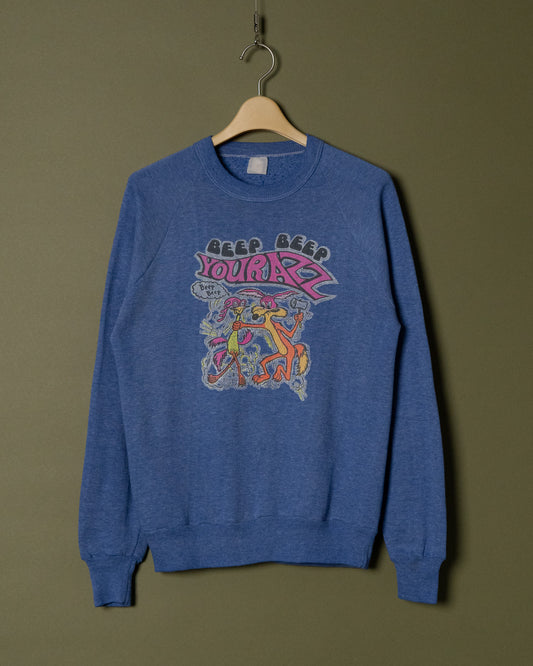 "BEEP BEEP TOURAZZ" Cartoon Sweatshirt