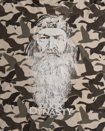 "DUCK DYNASTY" Bird Camo Portrait T-Shirt