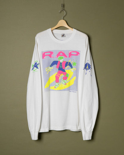 "RAP & PIECE" Graphic Long Sleeve T-Shirt