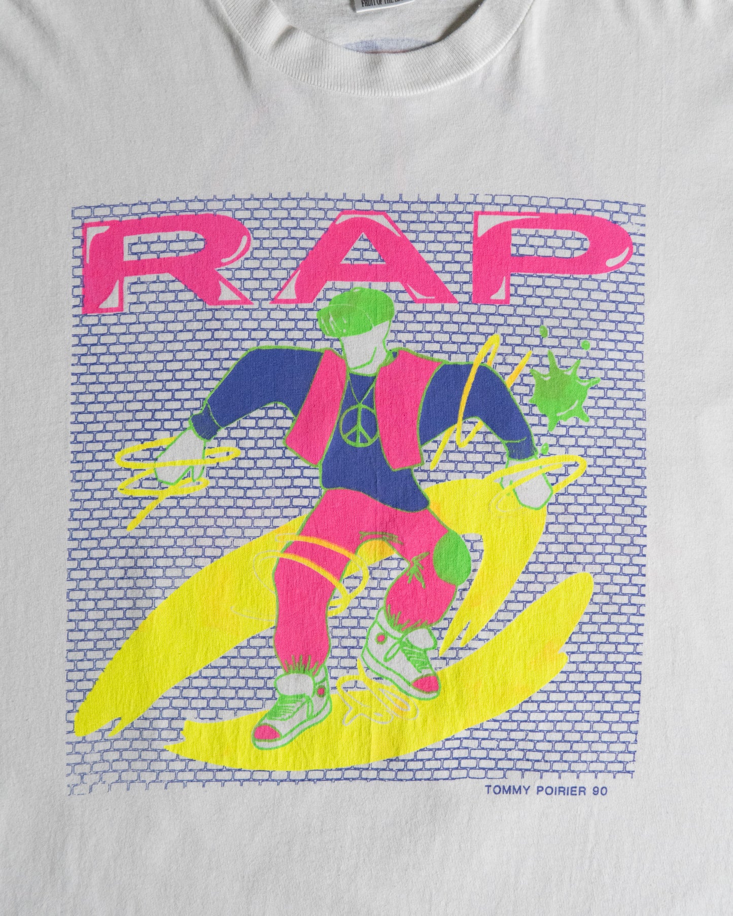 "RAP & PIECE" Graphic Long Sleeve T-Shirt