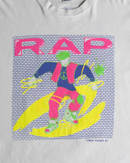 "RAP & PIECE" Graphic Long Sleeve T-Shirt