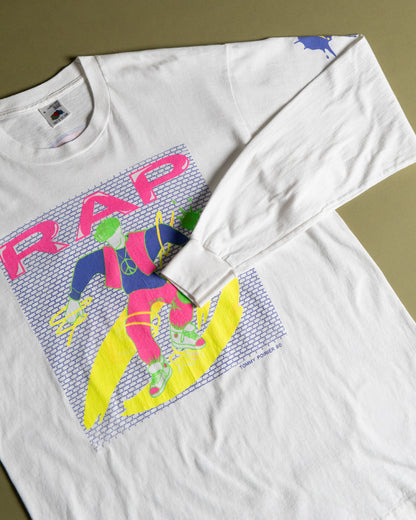 "RAP & PIECE" Graphic Long Sleeve T-Shirt