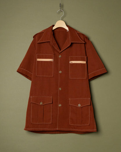 Open collar Safari Pocket Shirt