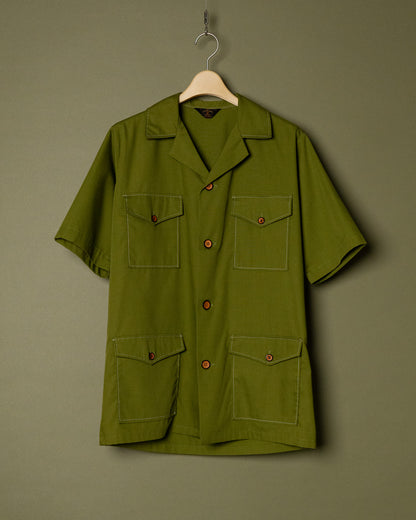 "TOWNCRAFT" Open Collar Short Sleeve Shirt