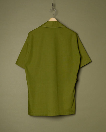 "TOWNCRAFT" Open Collar Short Sleeve Shirt