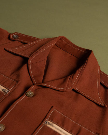 Open collar Safari Pocket Shirt