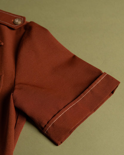 Open collar Safari Pocket Shirt