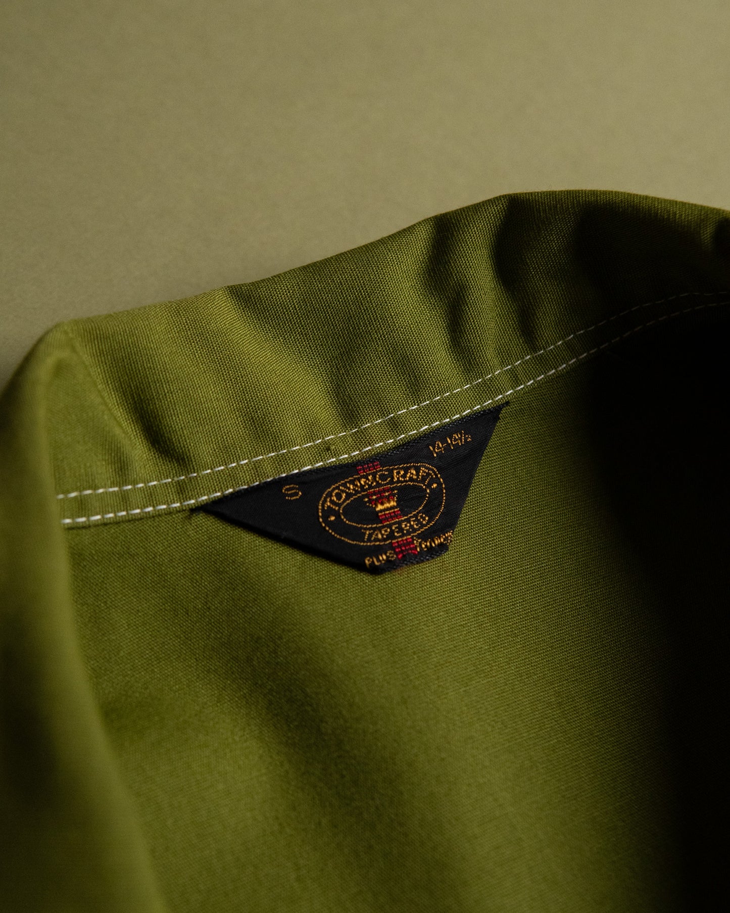 "TOWNCRAFT" Open Collar Short Sleeve Shirt