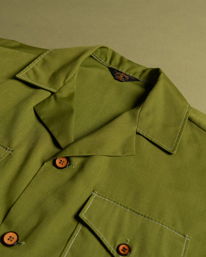 "TOWNCRAFT" Open Collar Short Sleeve Shirt