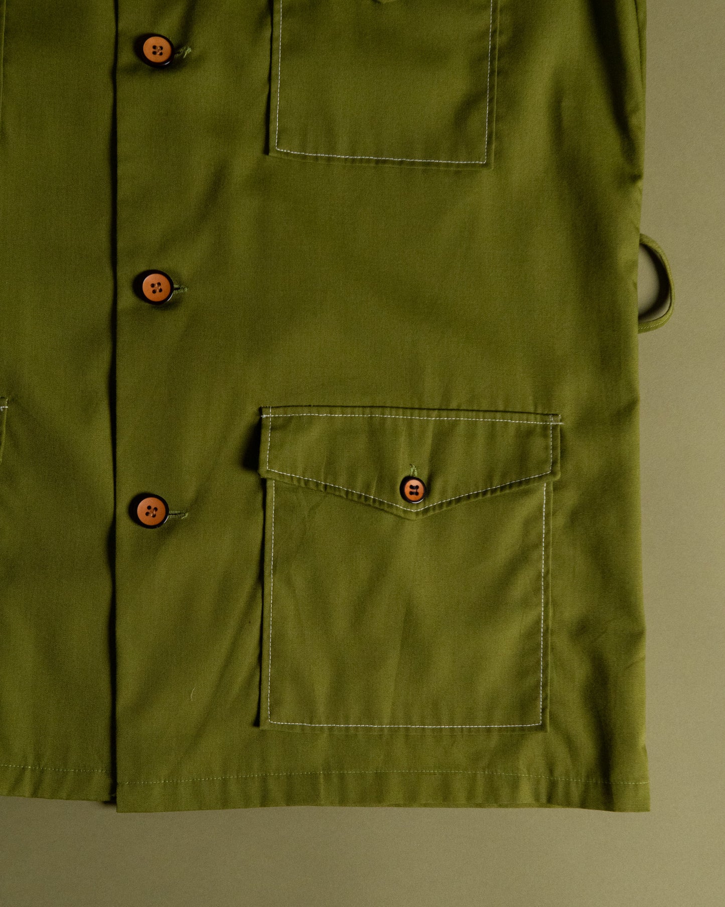 "TOWNCRAFT" Open Collar Short Sleeve Shirt