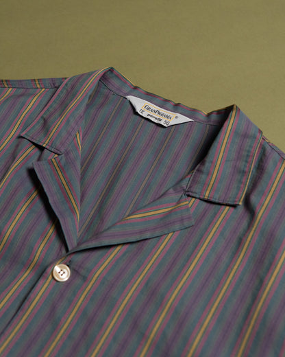 "GRANPIGIAMA" Multi Stripe Pajama Shirt